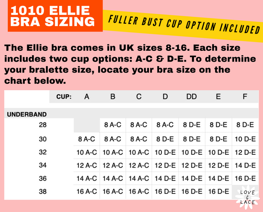 Ellie Bralette Set Sewing Pattern | Fuller Bust Option + Free Brief