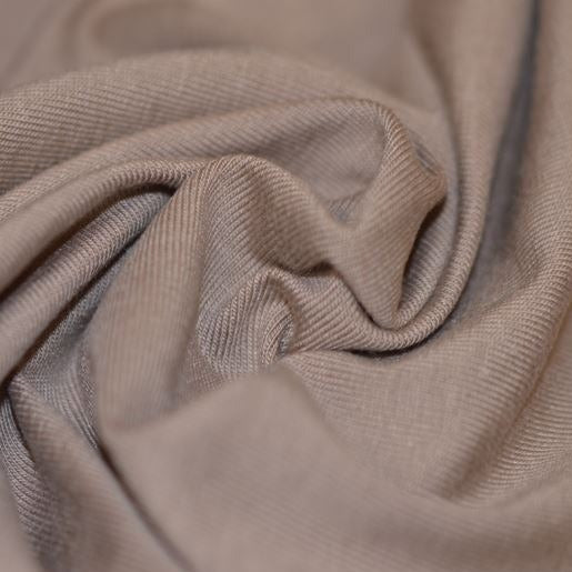 Bamboo Cotton Jersey Fabric | Mushroom | Price per half metre