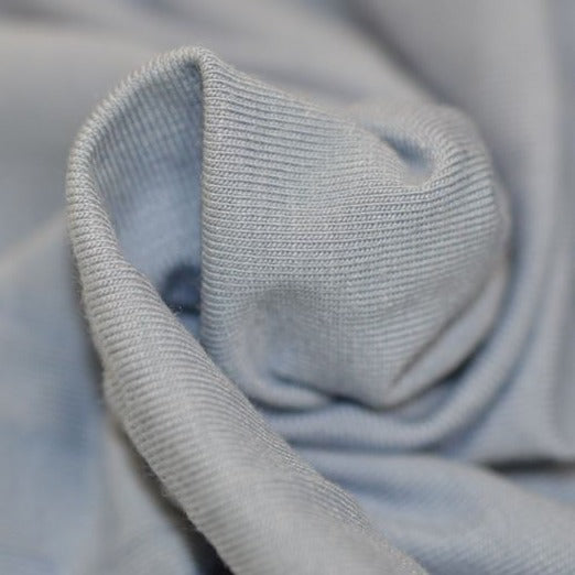 Bamboo Cotton Jersey Fabric | Sky Blue | Price per half metre