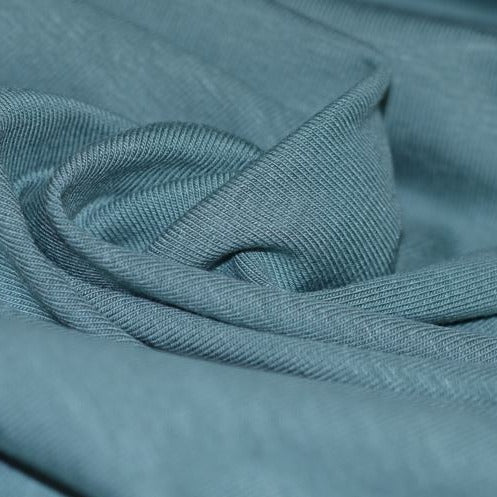 Bamboo Cotton Jersey Fabric | Vintage Green | Price per half metre