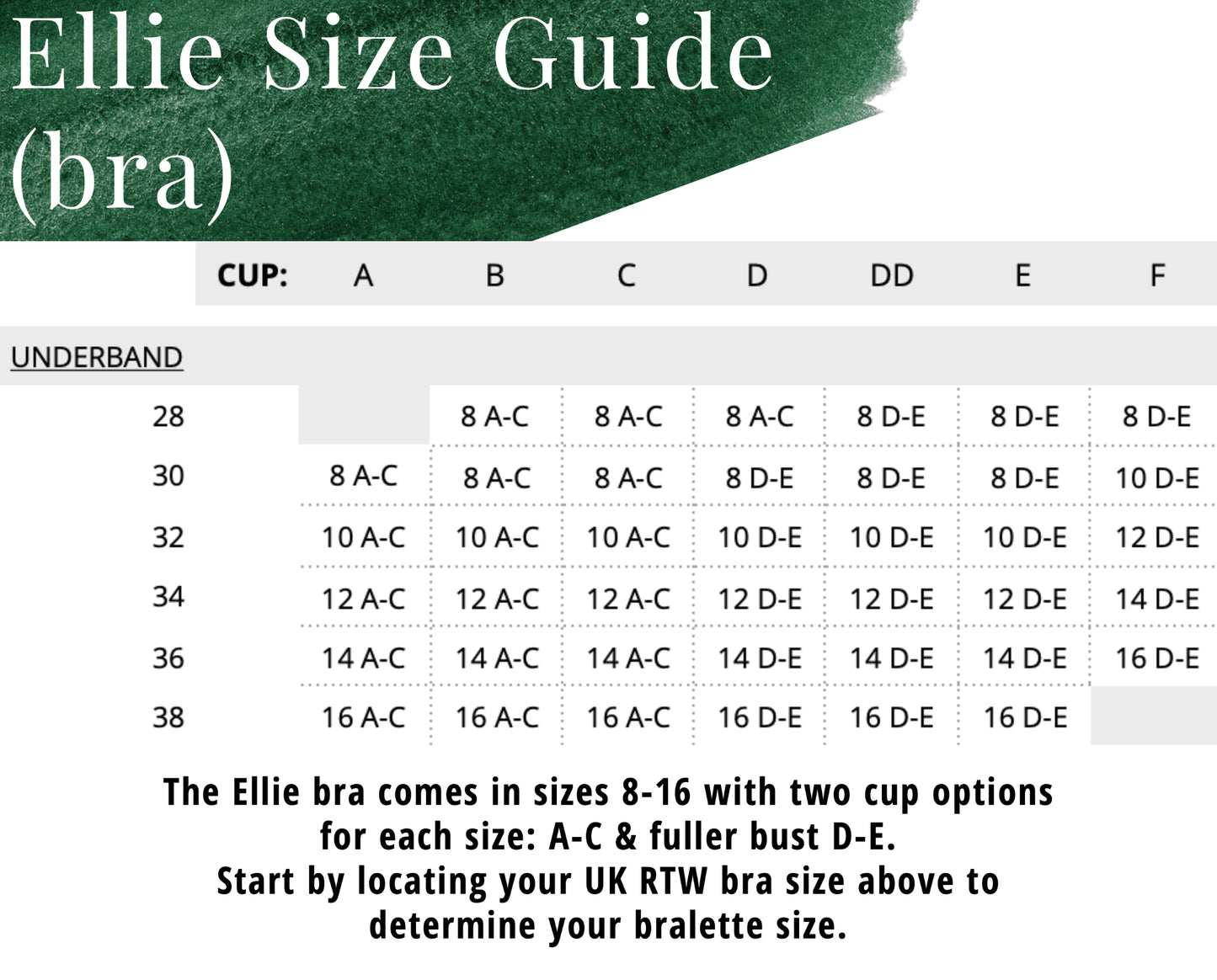 Ellie bralet - PDF sewing pattern